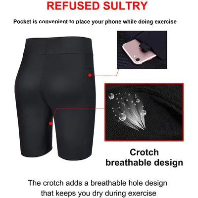 Sweat Sauna Pants Body Shaper Men Fitness Leggings Thermo Hot Weight Loss Slimming Shorts Workout Bellies Thigh Trimmer Boxer