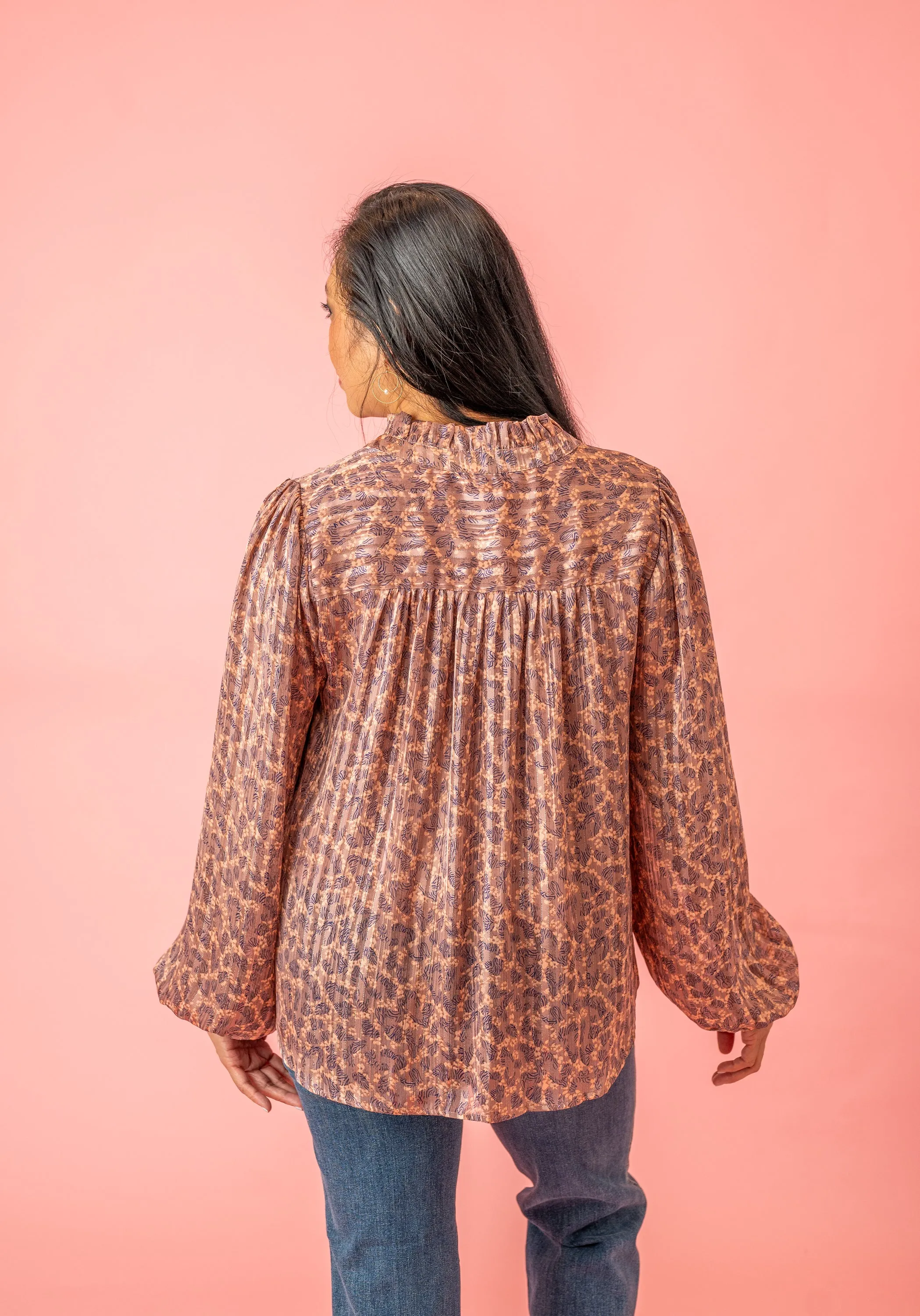 Sweet Sense Mix Print Blouse
