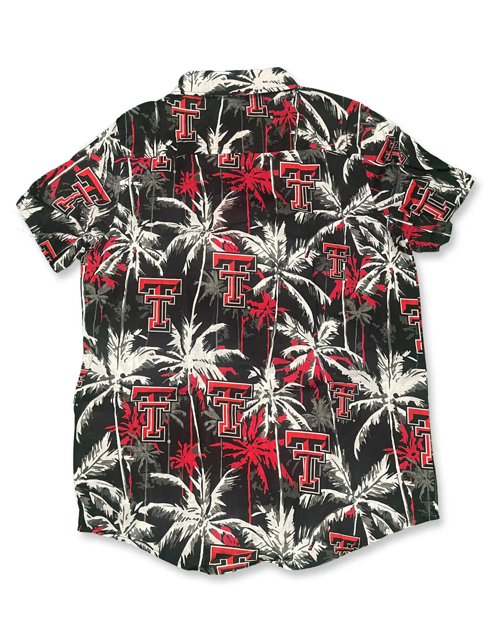 Texas Tech "Palm Tree" Team Color Button Down Shirt
