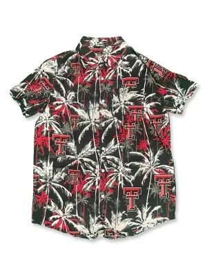 Texas Tech "Palm Tree" Team Color Button Down Shirt