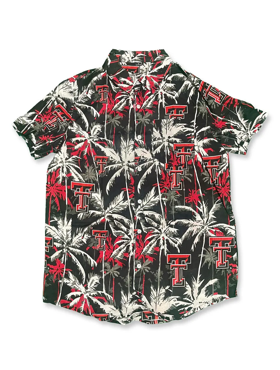 Texas Tech "Palm Tree" Team Color Button Down Shirt