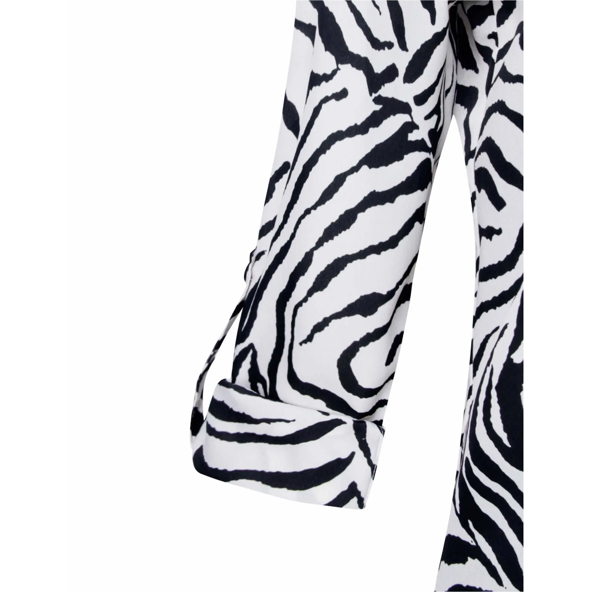 Timeson Cuffed Sleeve Chiffon Blouse