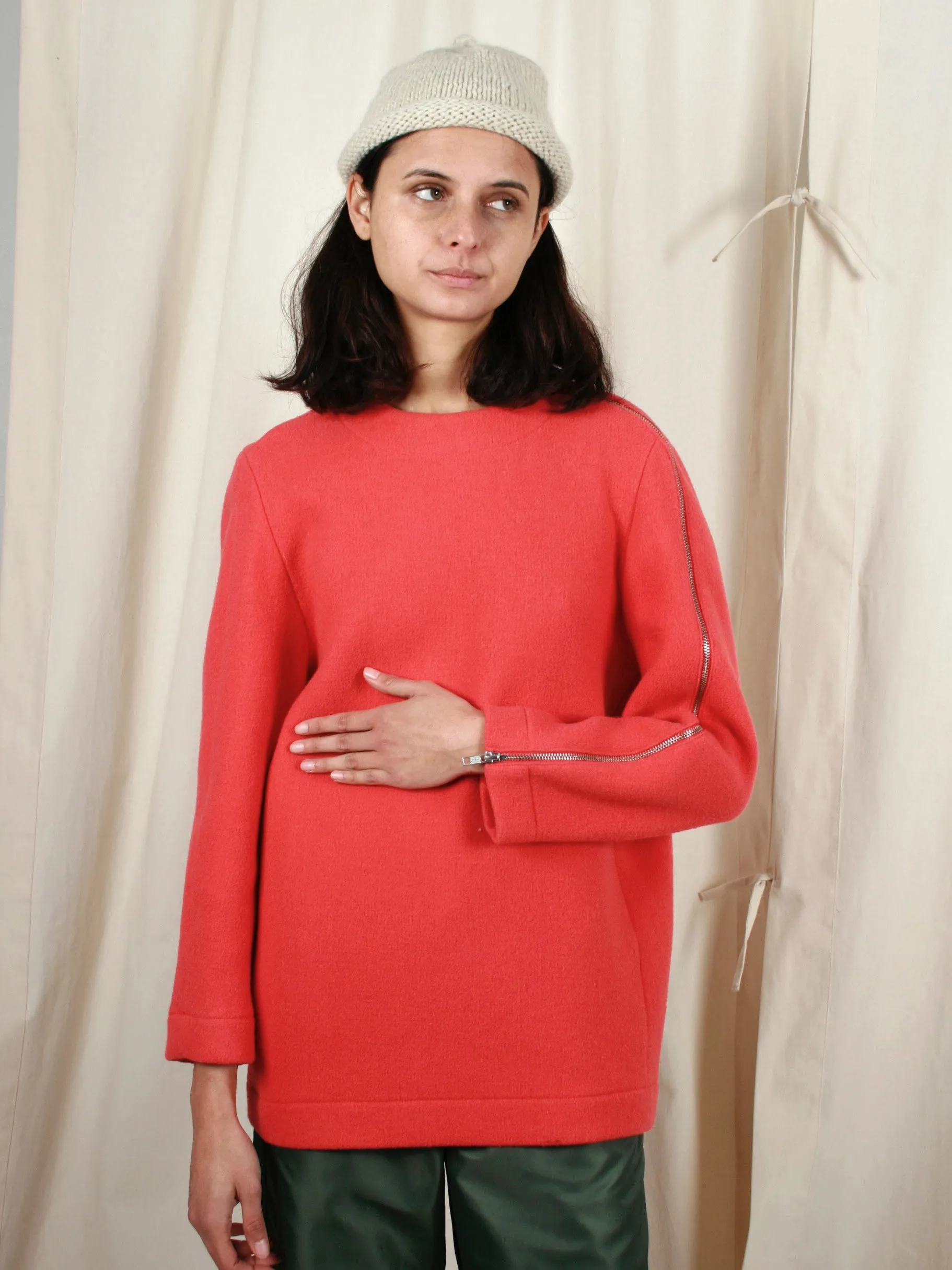 Todd pullover, raspberry