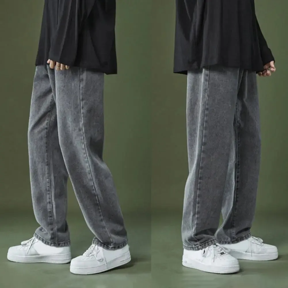 Trendy Baggy Jeans Temperament Men Jeans.