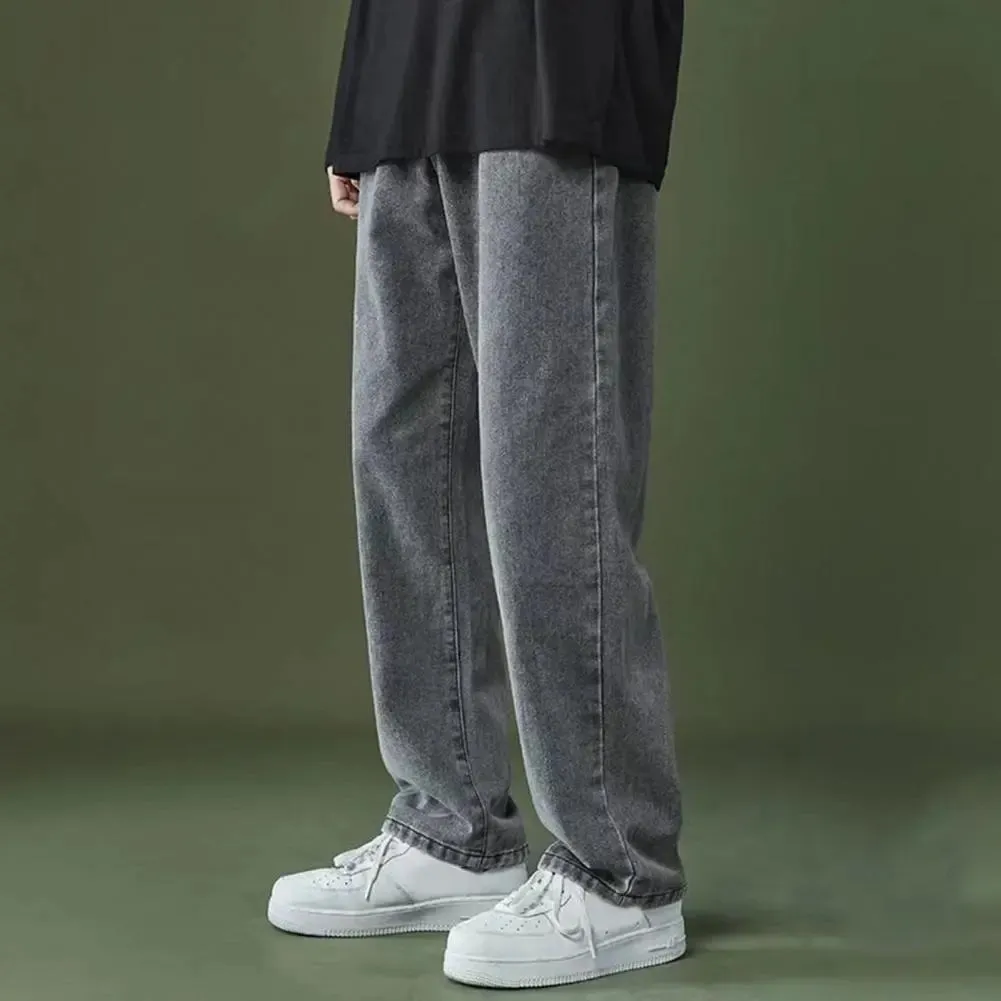 Trendy Baggy Jeans Temperament Men Jeans.