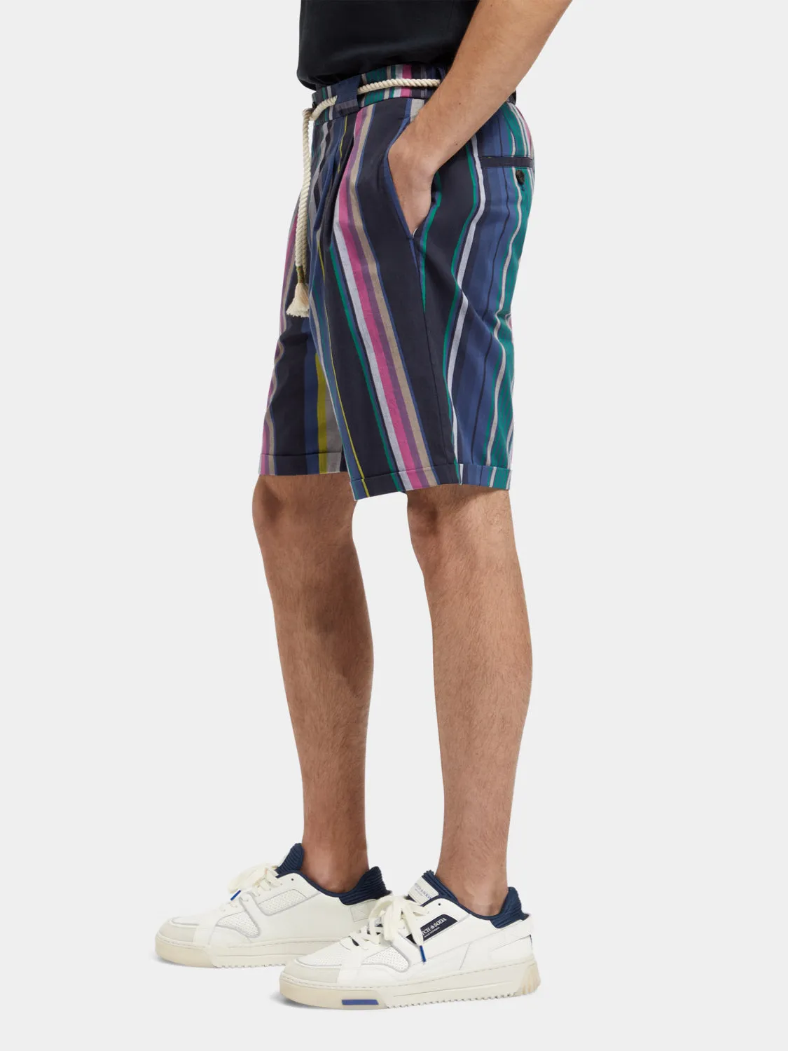 Twilt blanket-striped shorts