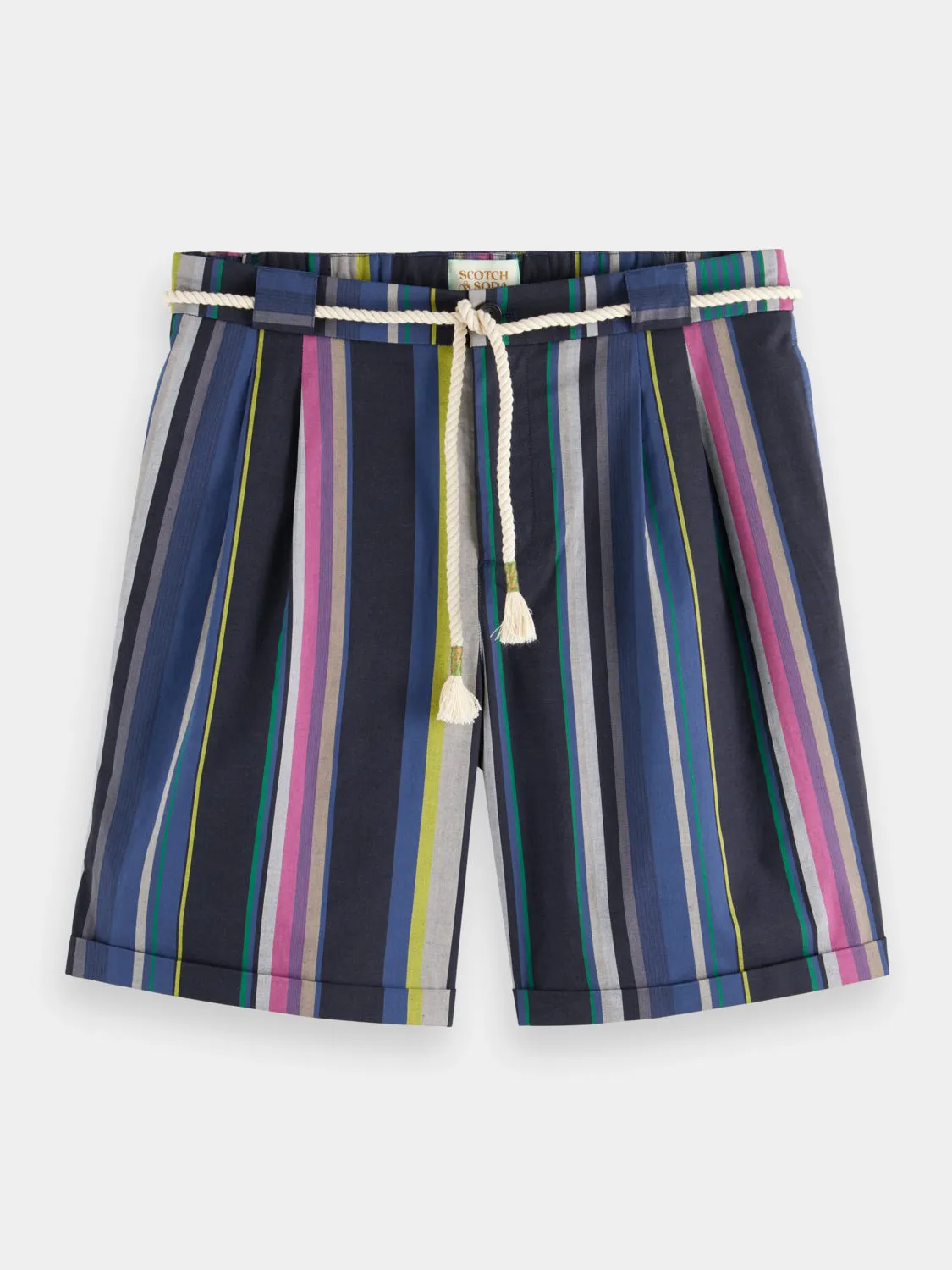 Twilt blanket-striped shorts