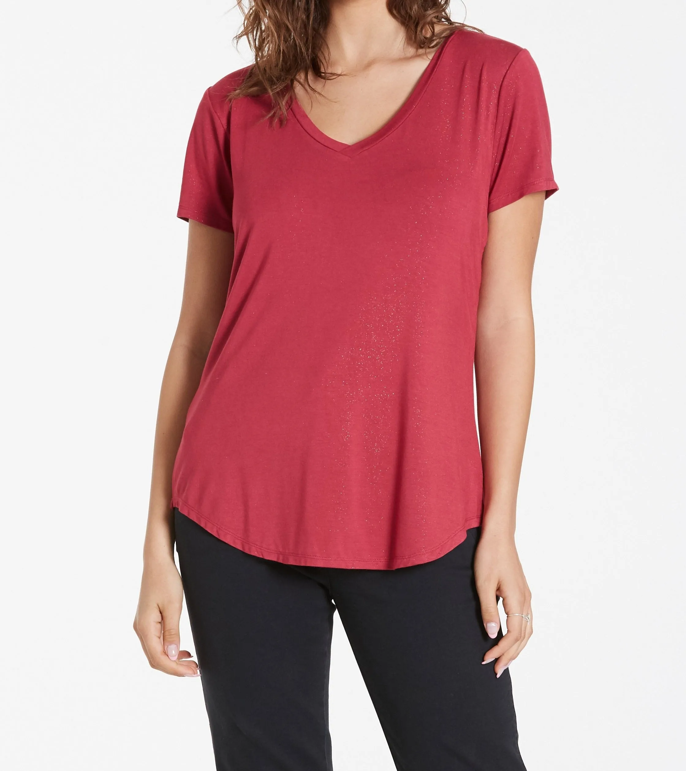 VALENTINA TOP BERRY PIE GILDED