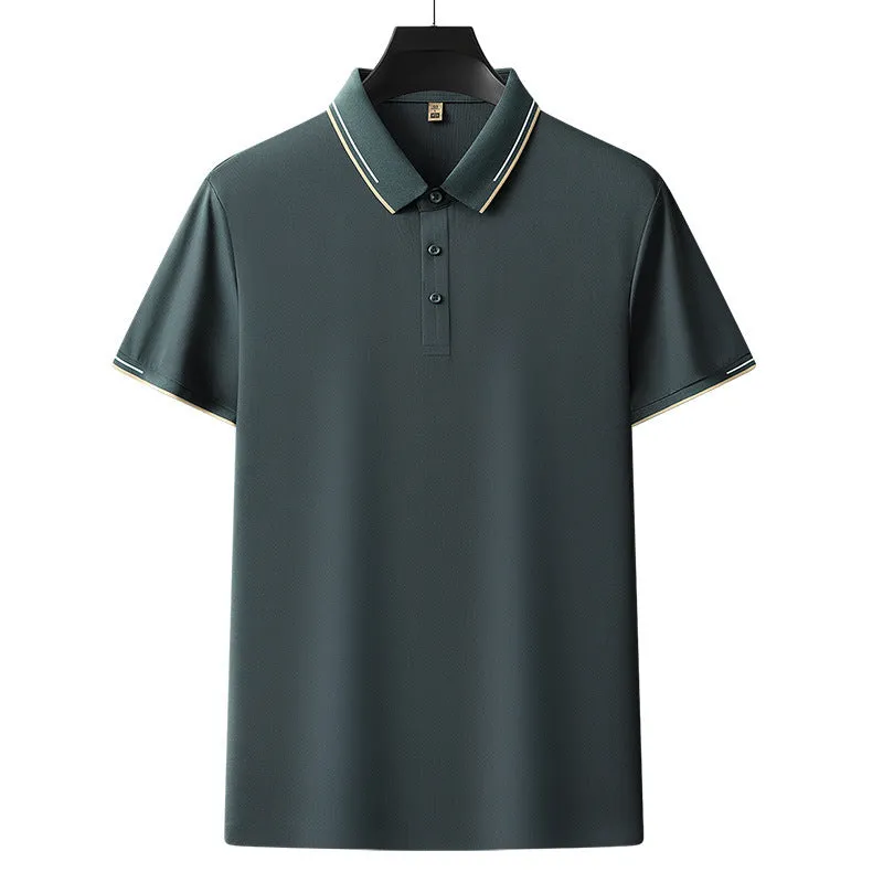 Waffle Fabric Polo Shirt