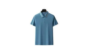 Waffle Fabric Polo Shirt