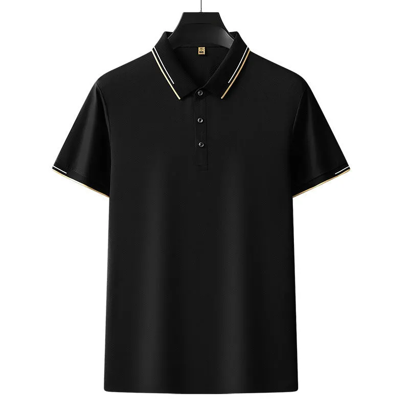 Waffle Fabric Polo Shirt