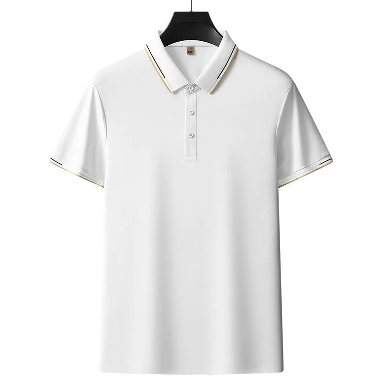 Waffle Fabric Polo Shirt