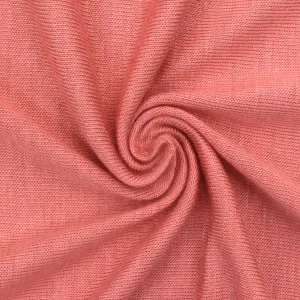 Watermelon Pink Stretch Slub Jersey Knit Fabric