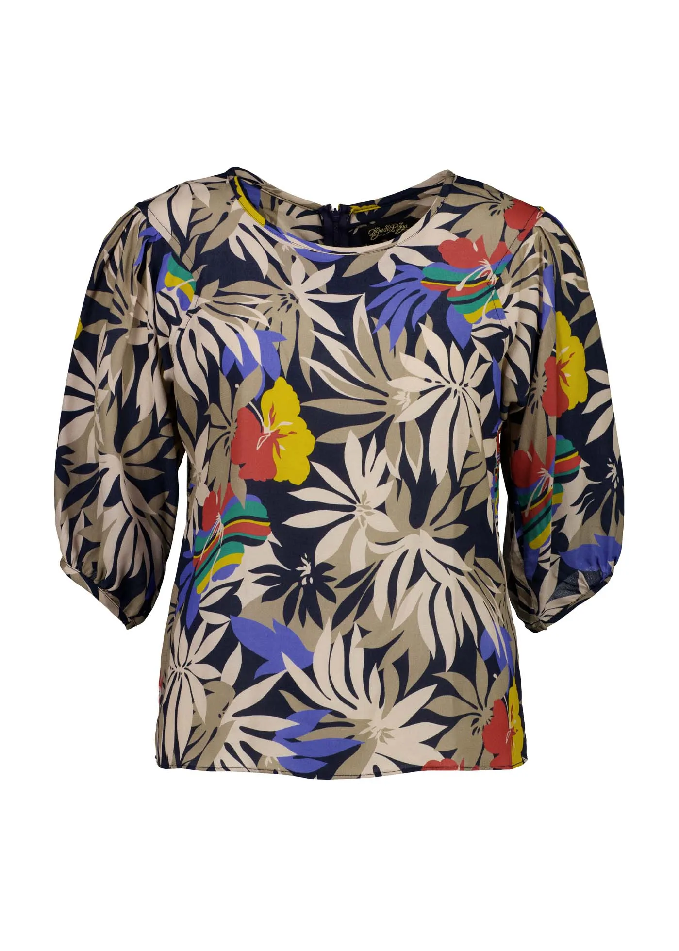 Wildflowers Blouse Black in Viscose