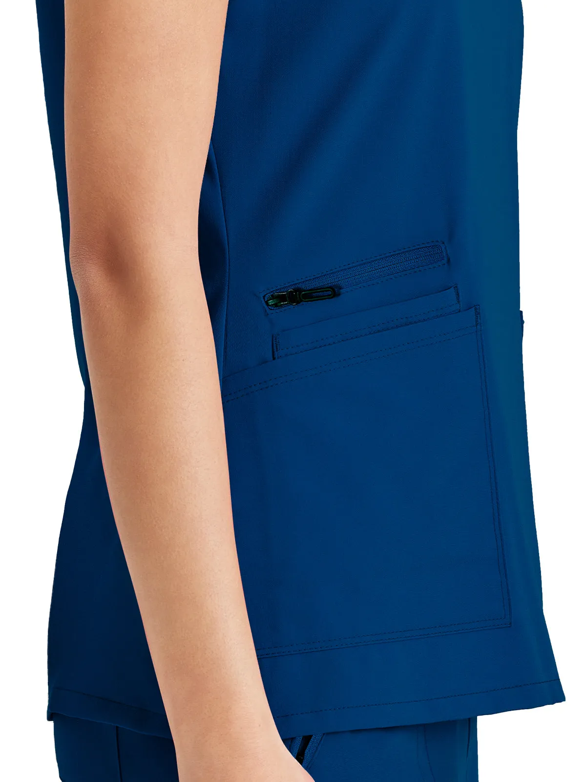 Women's Tool Strip Detail Top