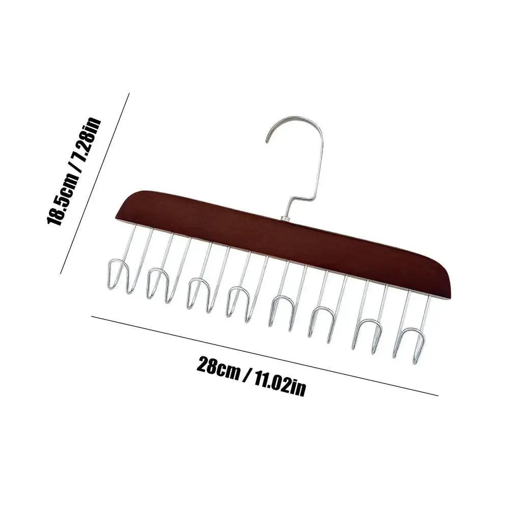 Wooden Wardrobe Wonder: 8-Hook Bra Hanger